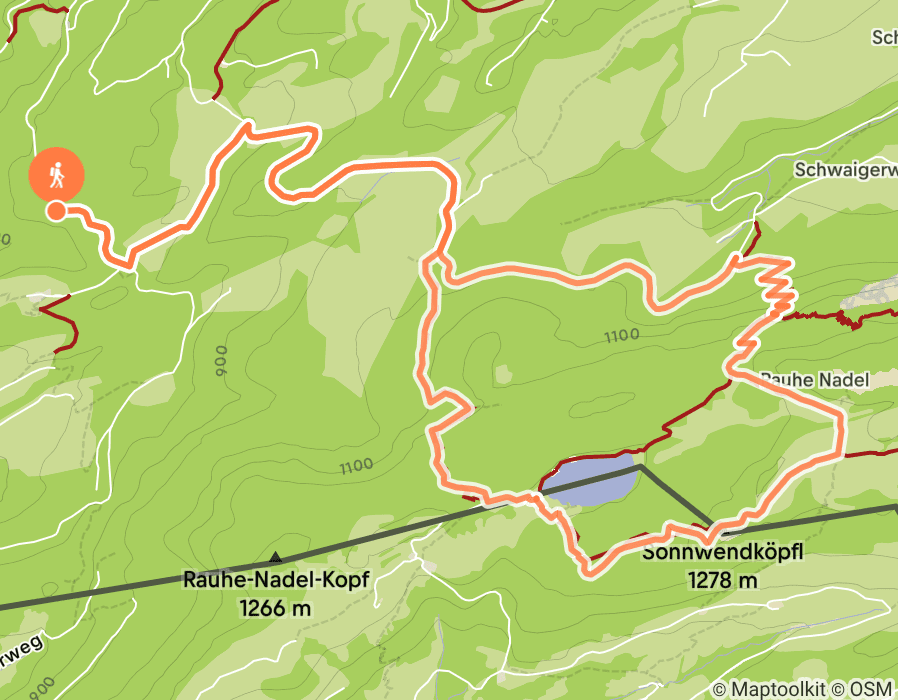 Karte der Tour