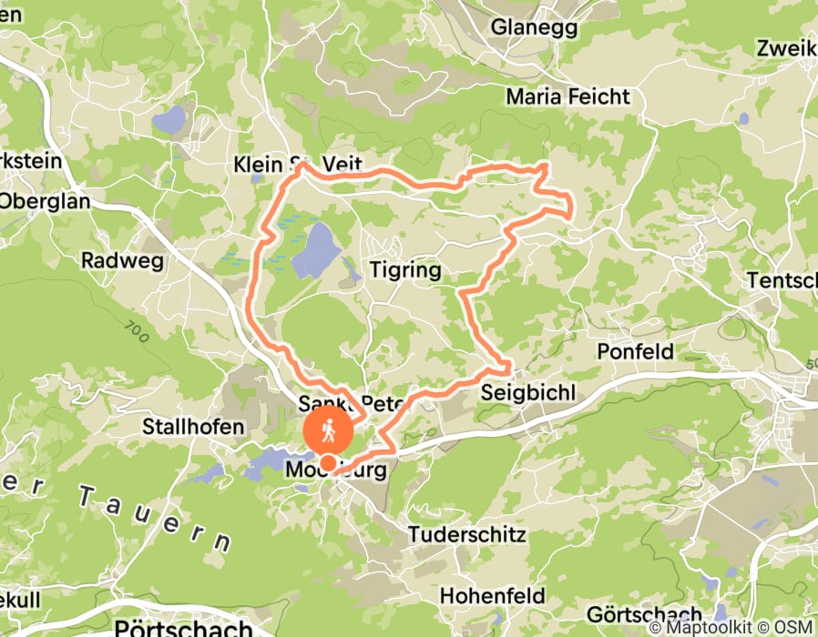 Karte der Tour