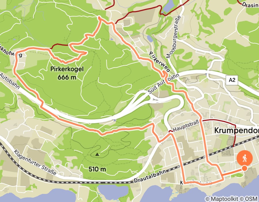 Karte der Tour