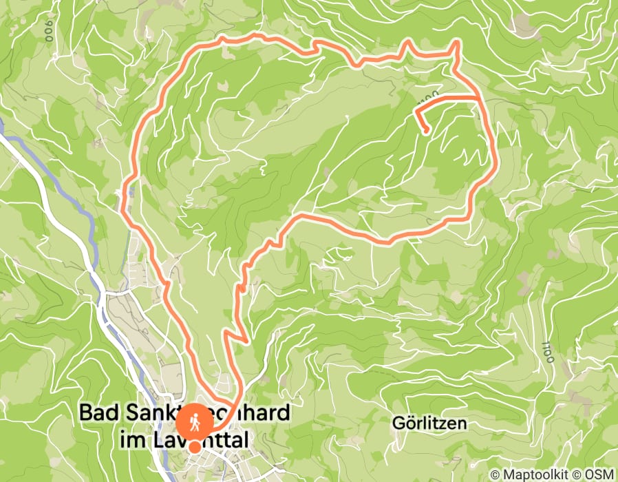Karte der Tour