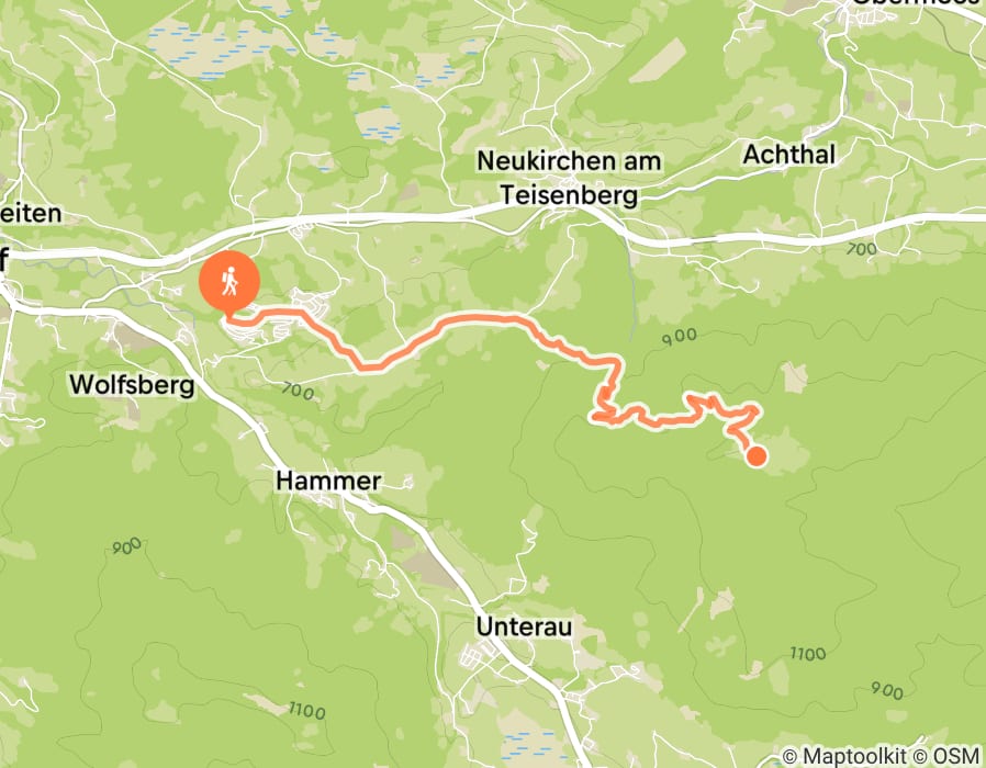 Karte der Tour