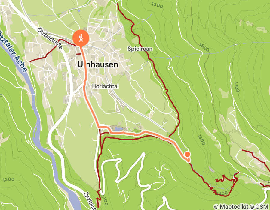 Karte der Tour