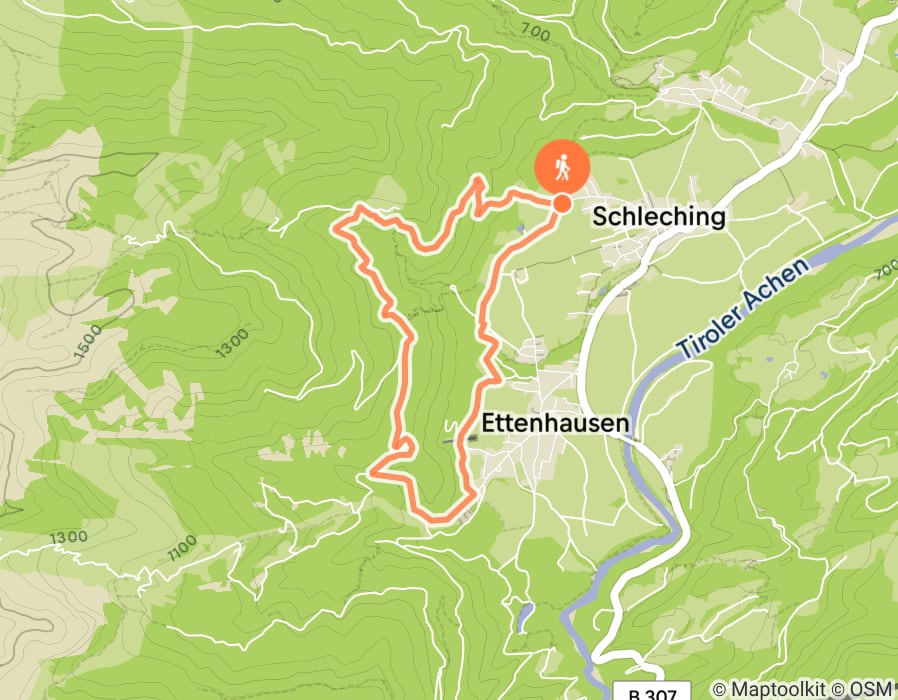 Karte der Tour