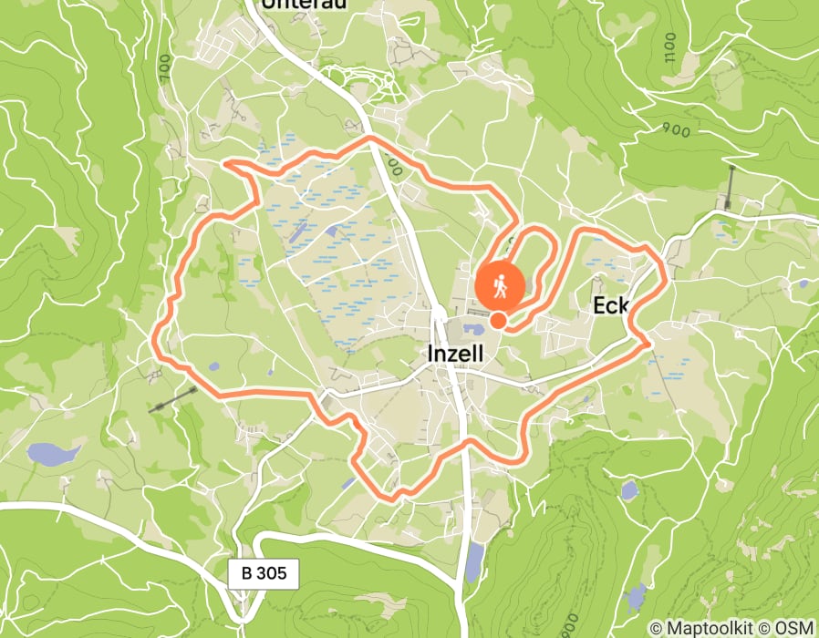 Karte der Tour