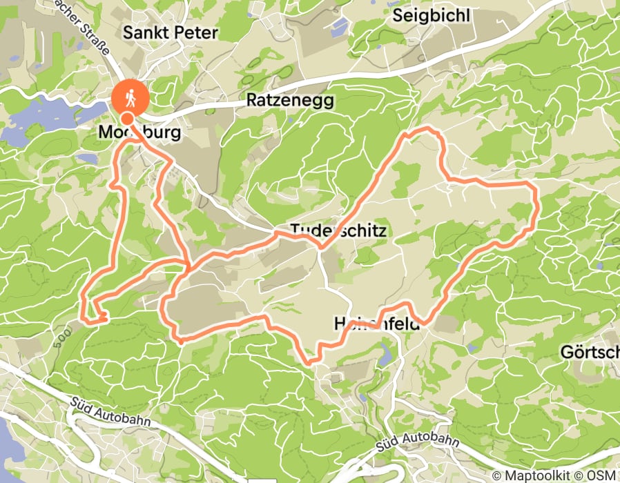 Karte der Tour