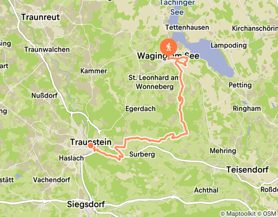 Karte der Tour
