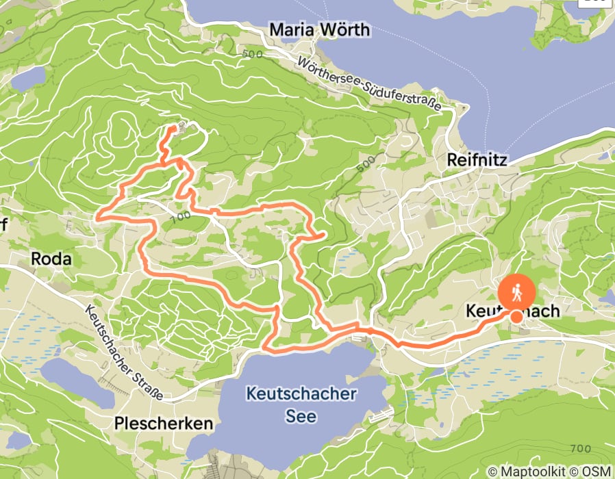 Karte der Tour