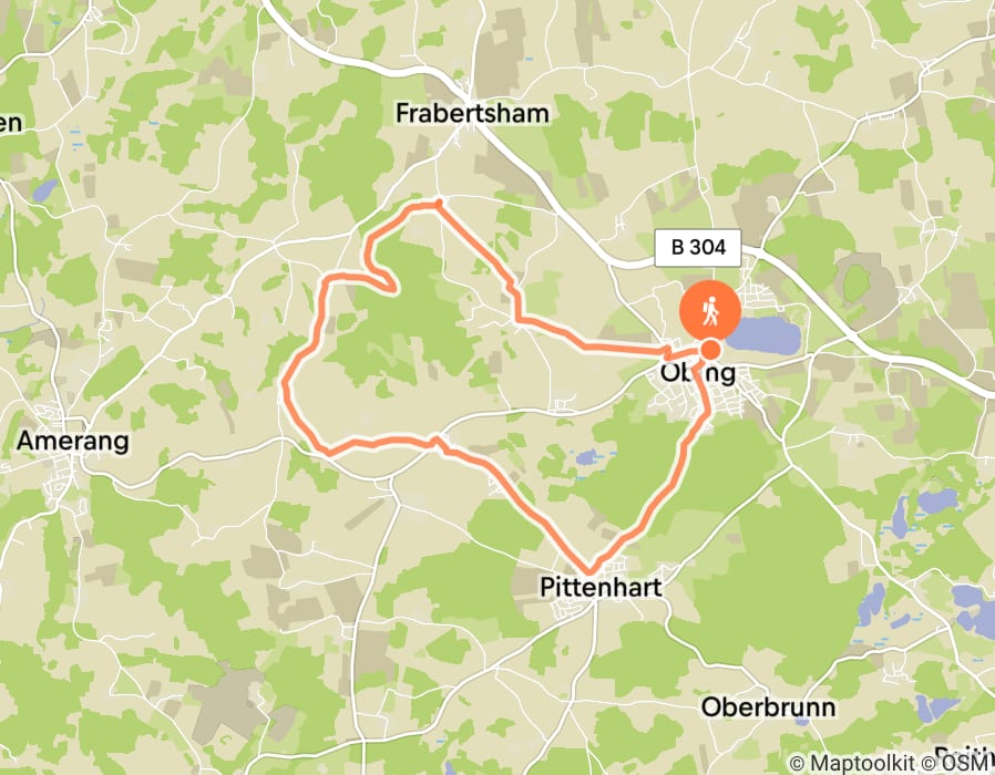 Karte der Tour