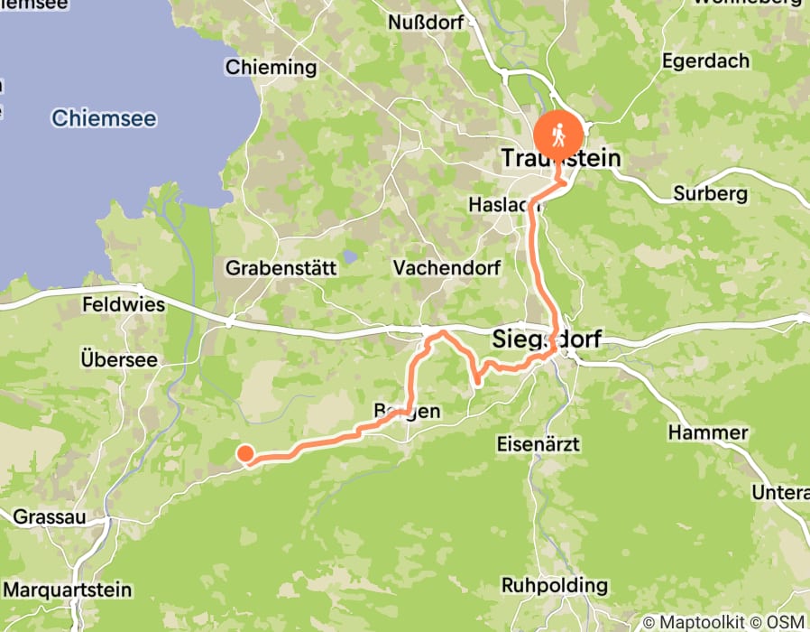 Karte der Tour