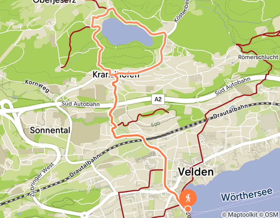 Karte der Tour