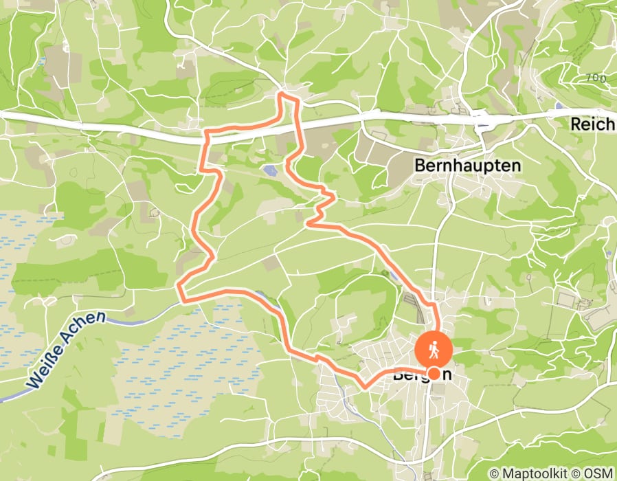 Karte der Tour