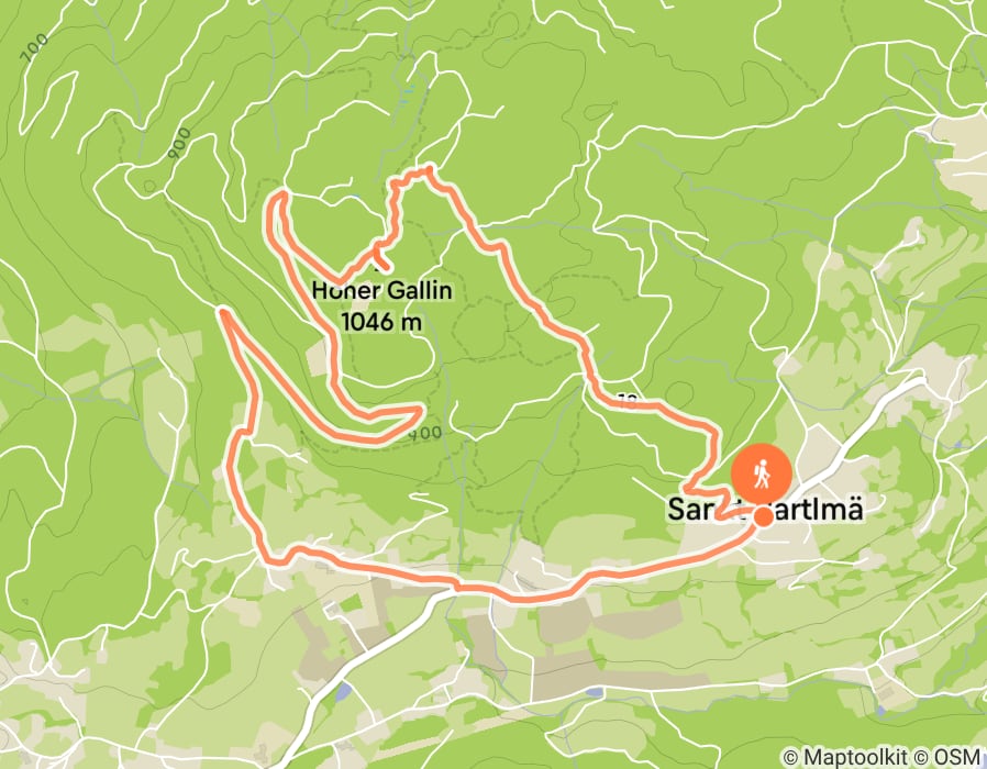Karte der Tour