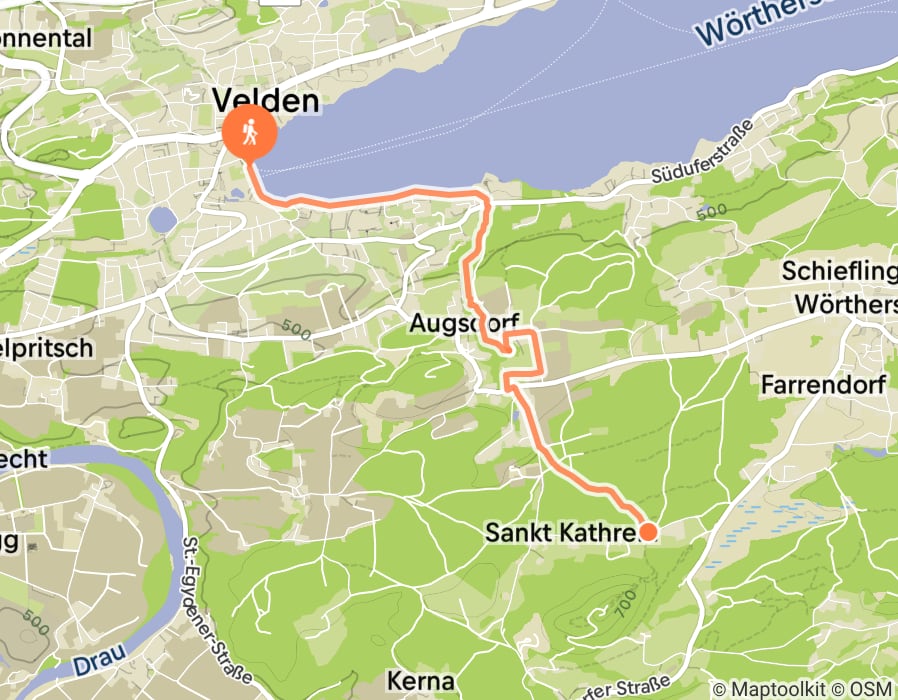 Karte der Tour