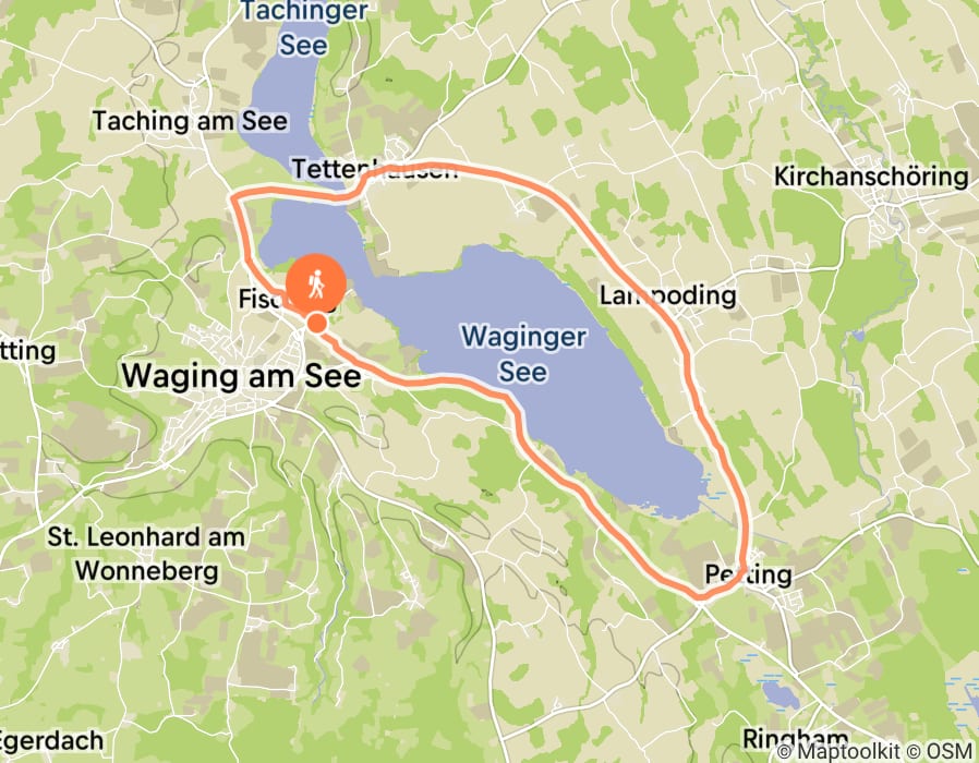Karte der Tour