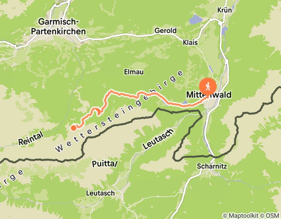 Karte der Tour