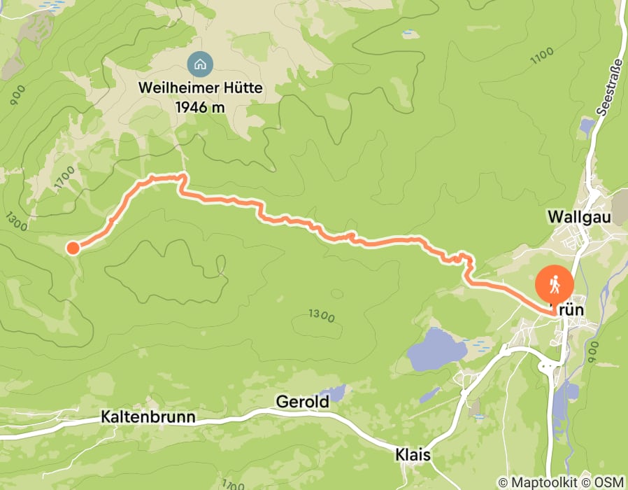 Karte der Tour
