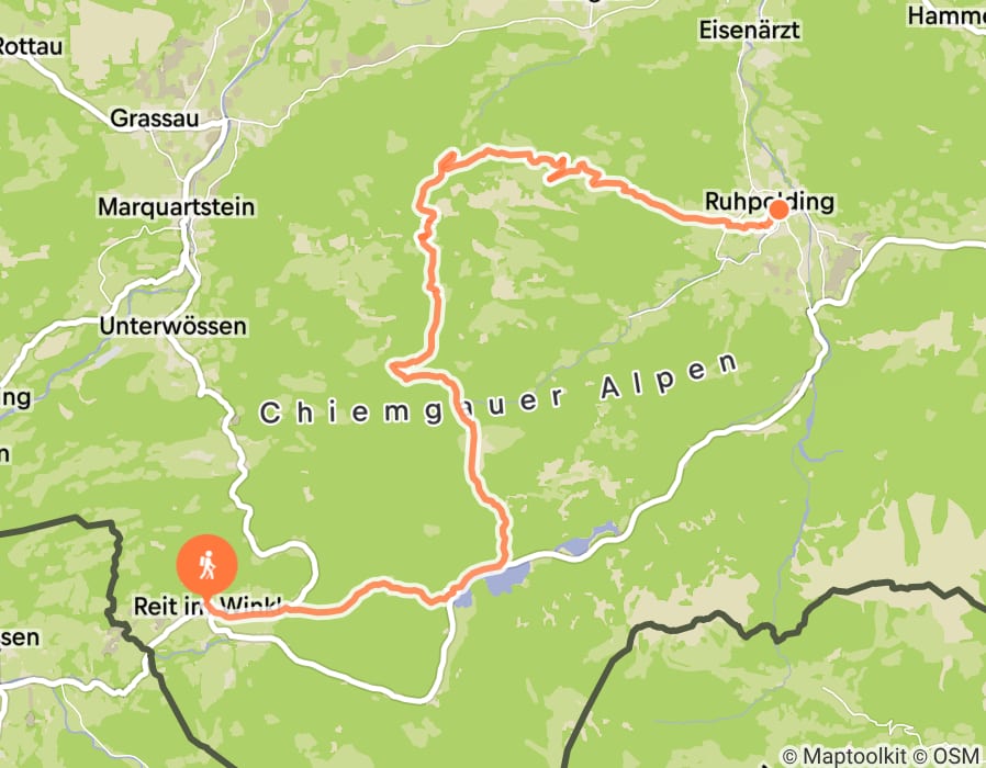 Karte der Tour