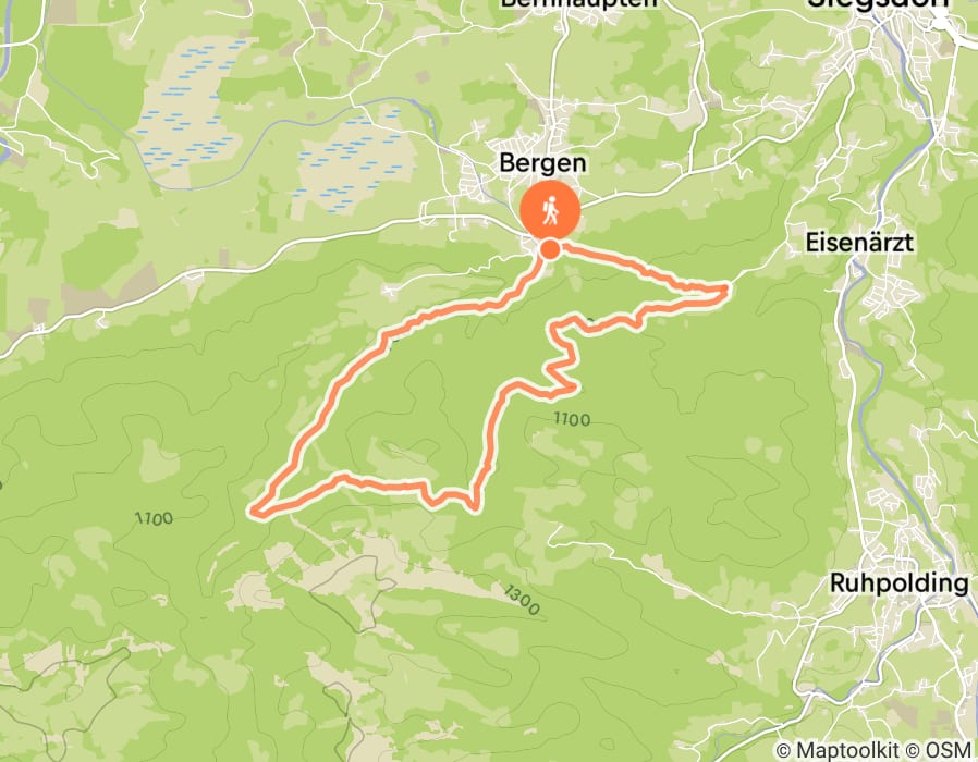 Karte der Tour