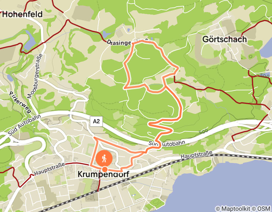 Karte der Tour