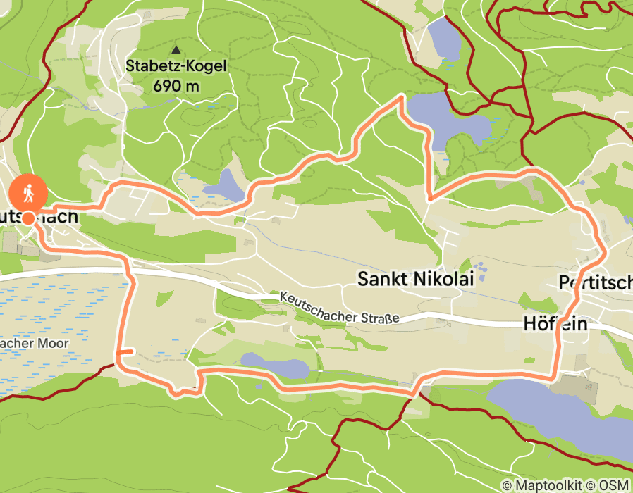 Karte der Tour