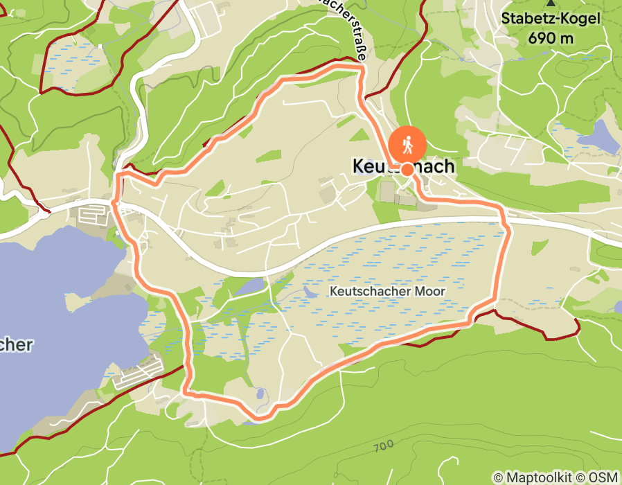Karte der Tour