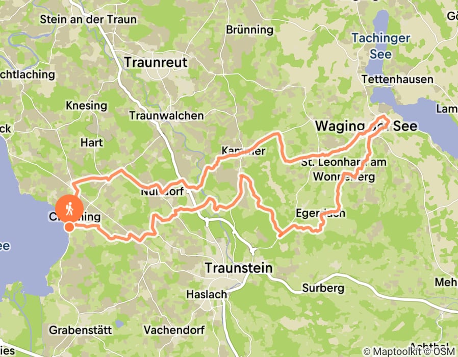 Karte der Tour