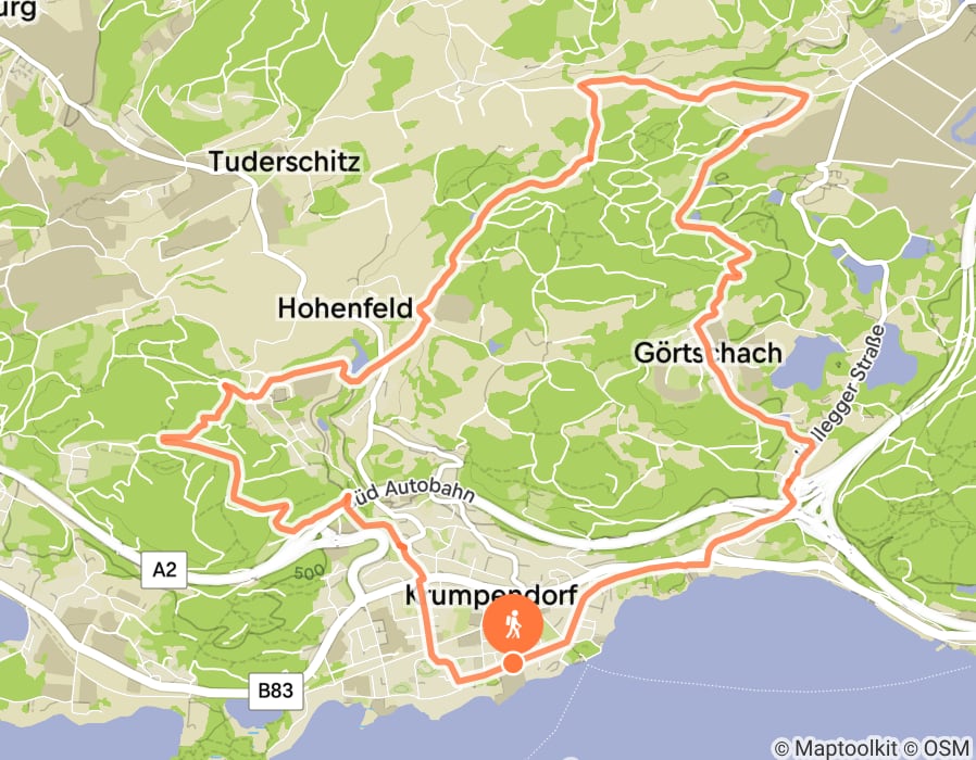 Karte der Tour