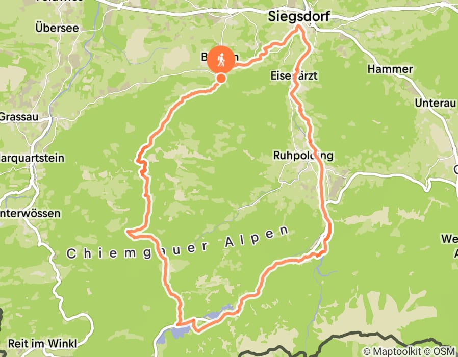 Karte der Tour