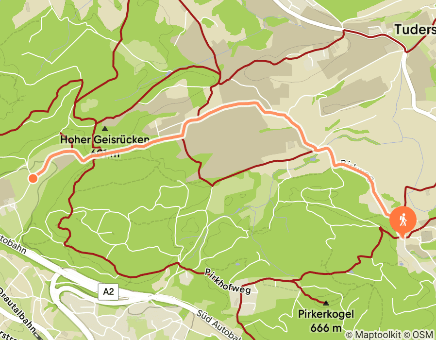 Karte der Tour