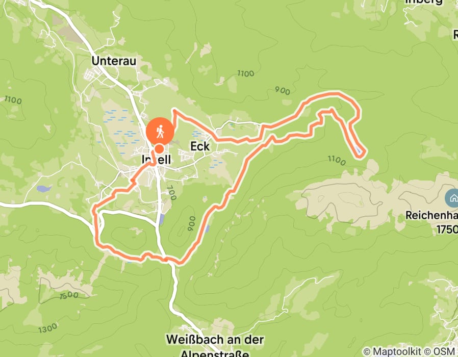 Karte der Tour