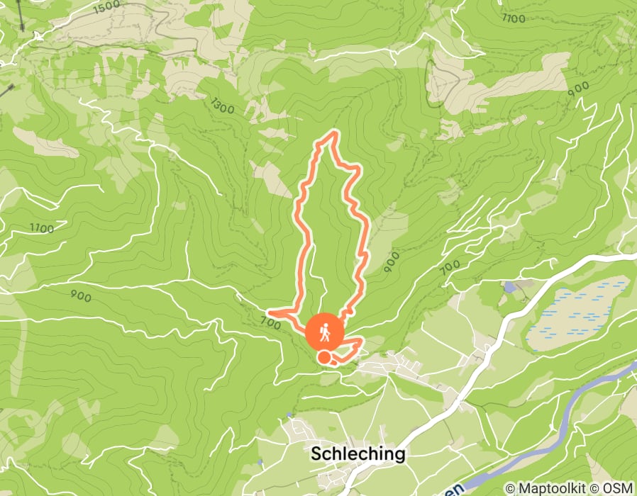 Karte der Tour
