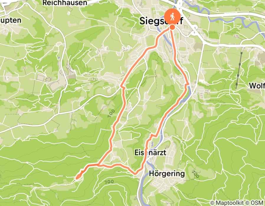 Karte der Tour