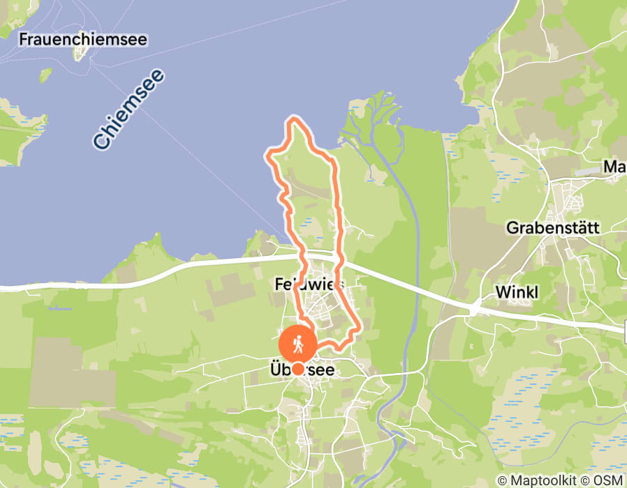Karte der Tour