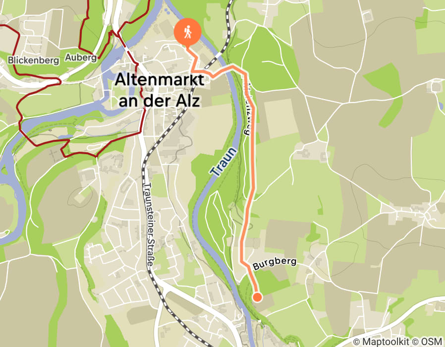 Karte der Tour