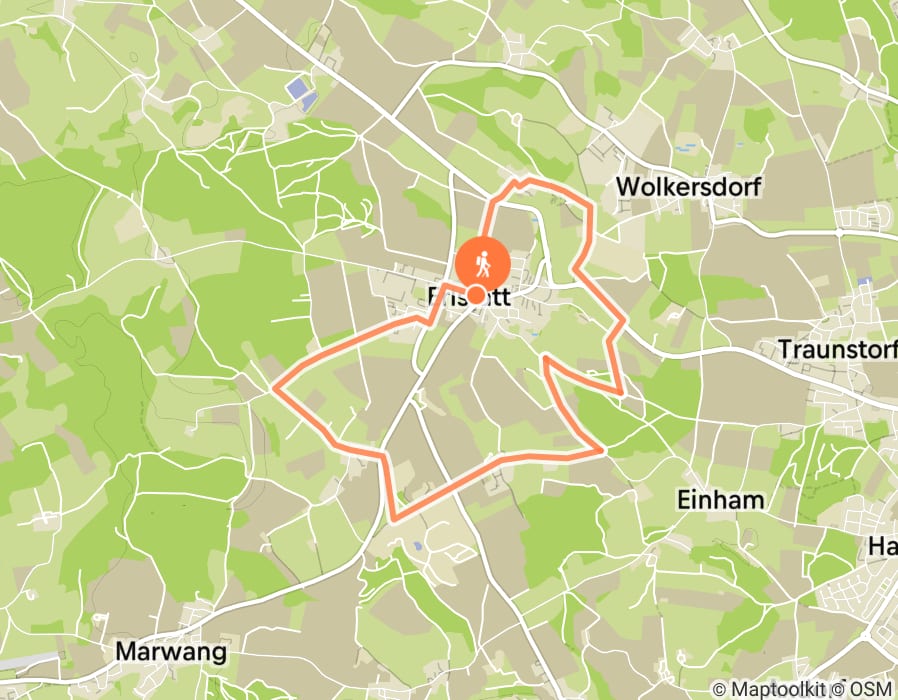 Karte der Tour