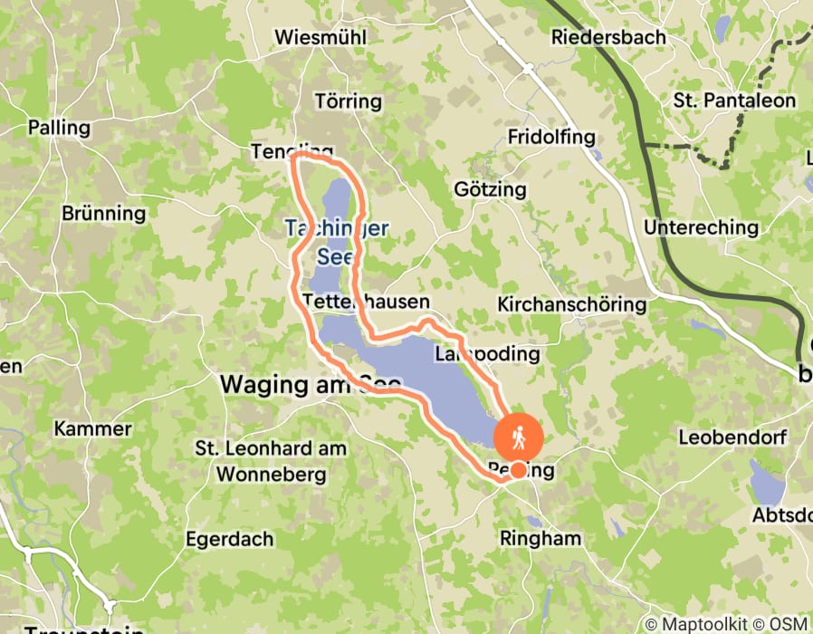 Karte der Tour