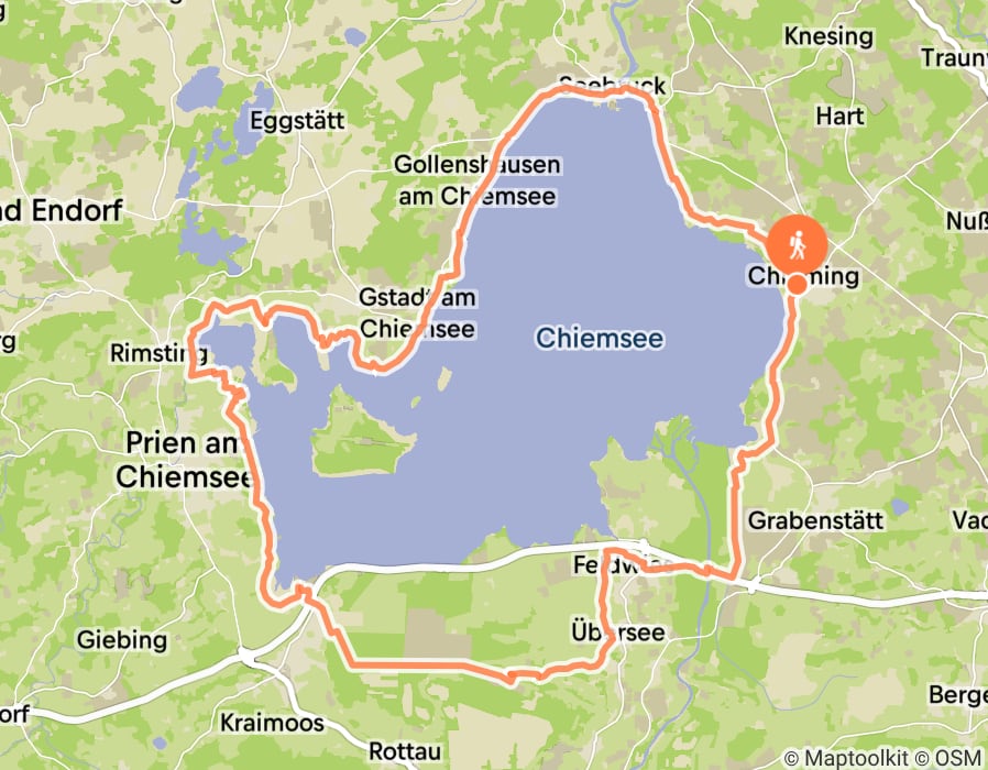 Karte der Tour