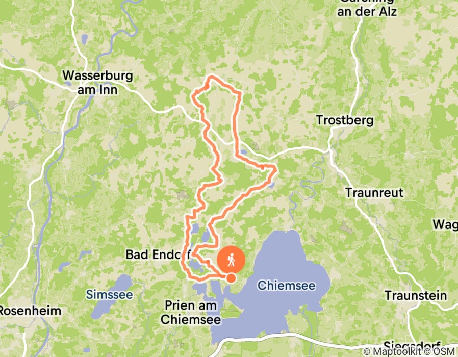 Karte der Tour