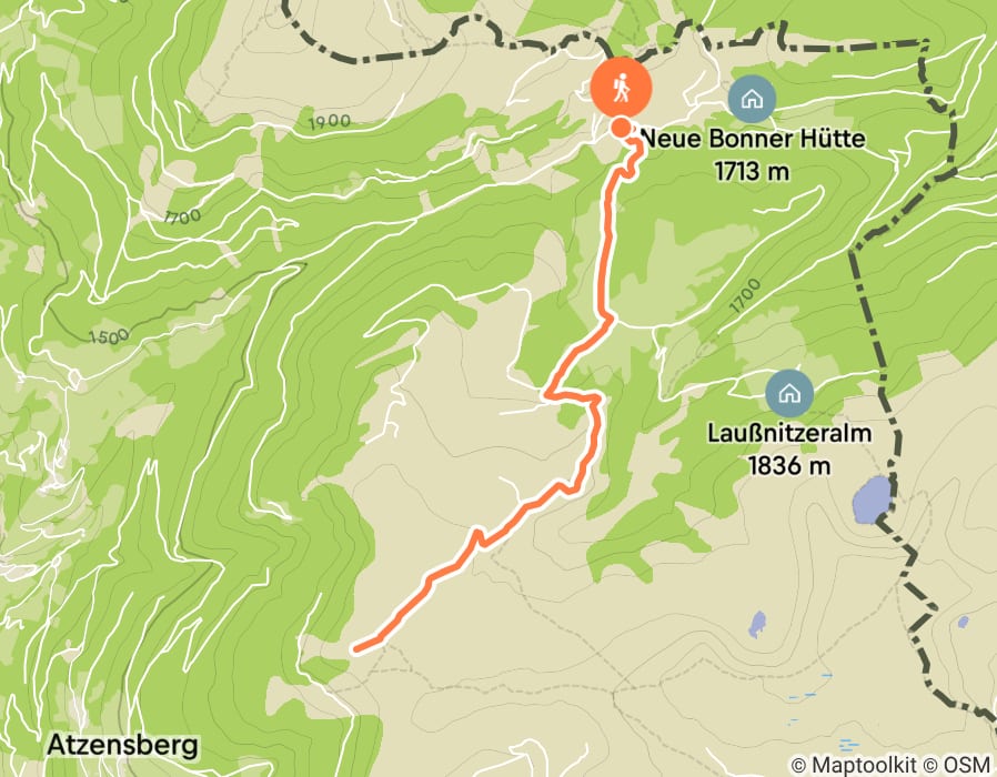 Karte der Tour