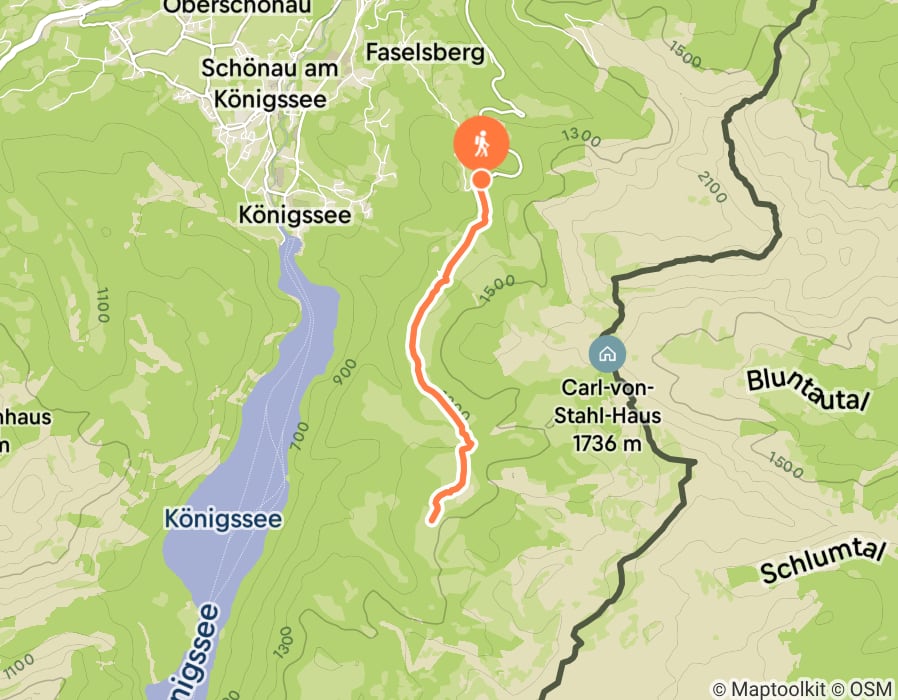 Karte der Tour