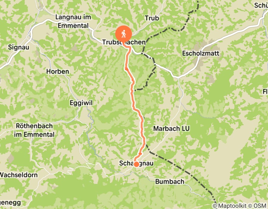 Karte der Tour