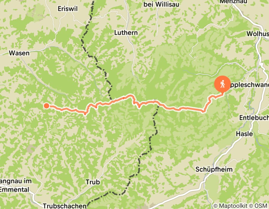 Karte der Tour