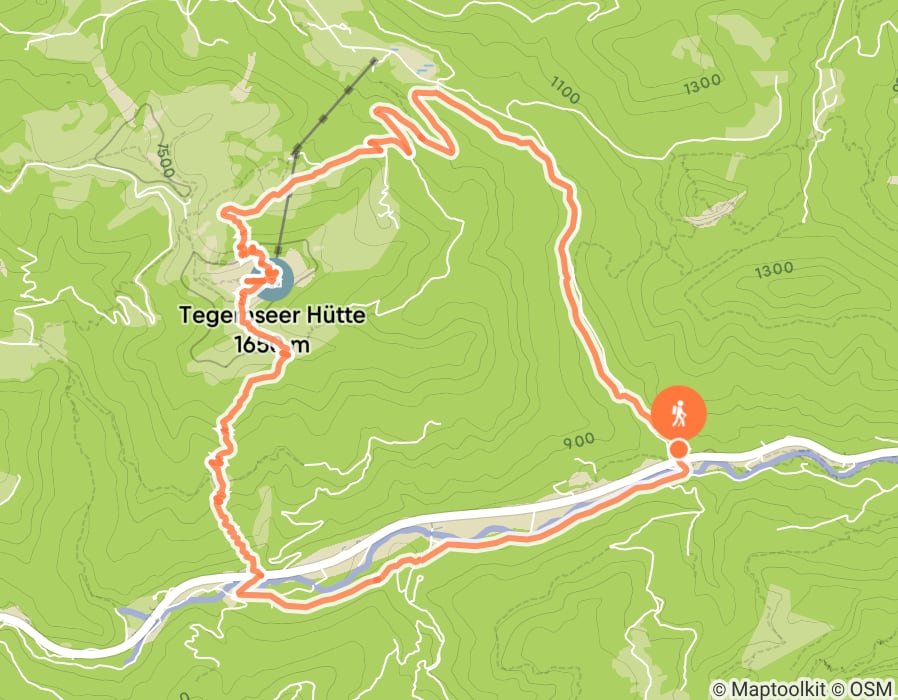 Karte der Tour