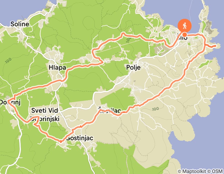 Karte der Tour