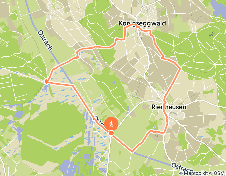 Karte der Tour
