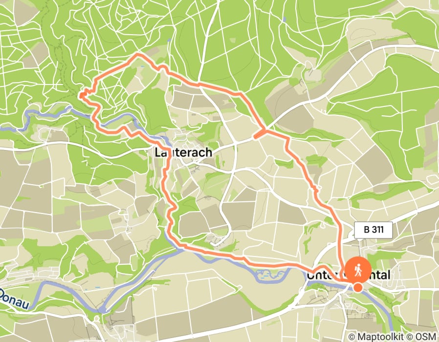 Karte der Tour