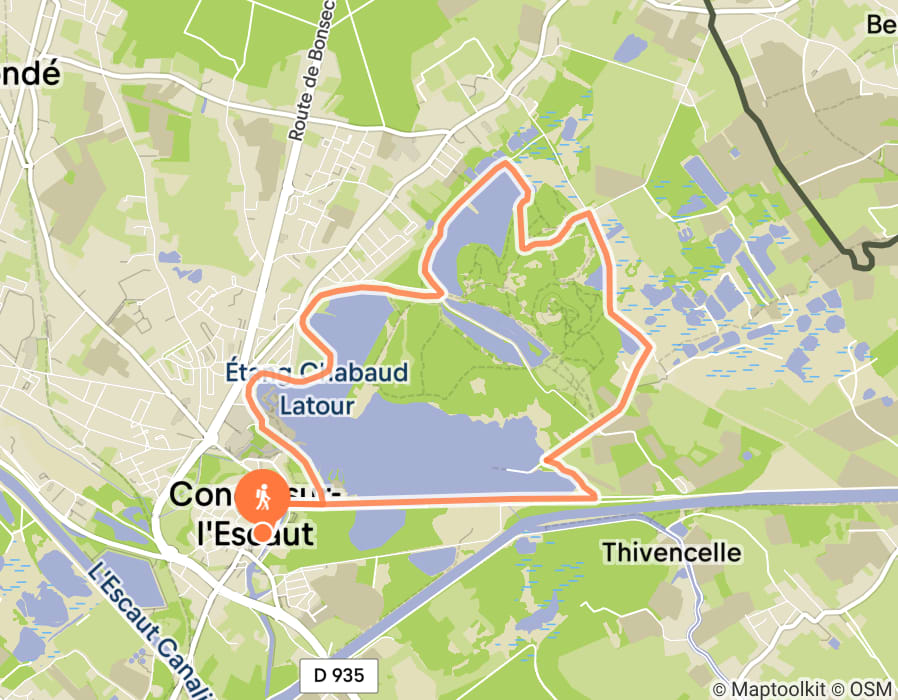 Karte der Tour