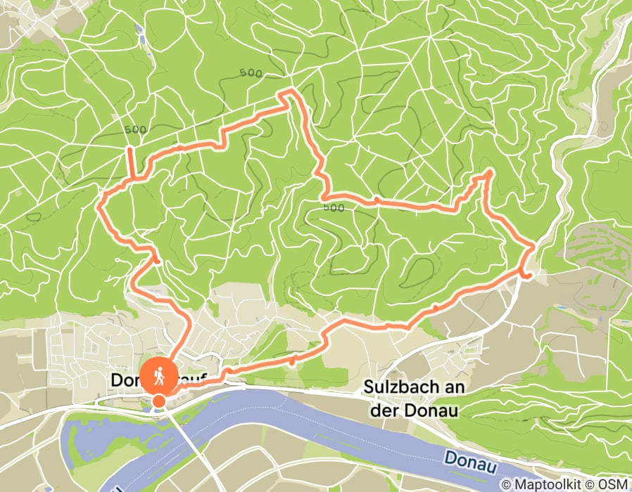 Karte der Tour