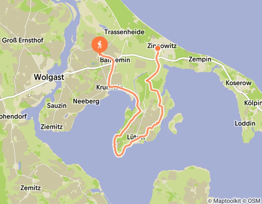 Karte der Tour