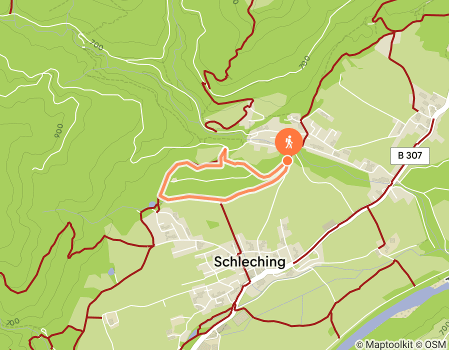 Karte der Tour